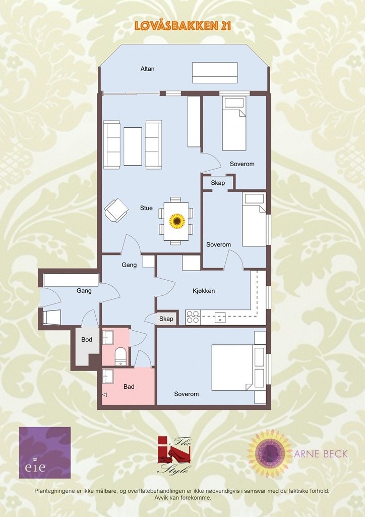 Plantegning 2D Galleribilde