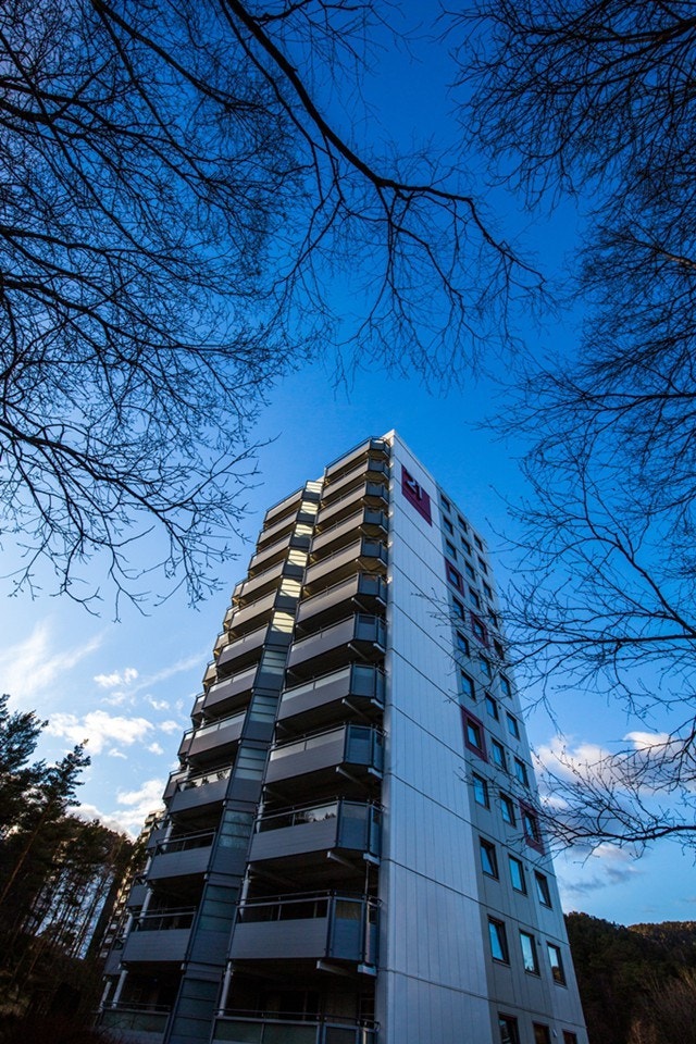 Fra leiligheten er det flott utsikt mot nærområdet. Galleribilde