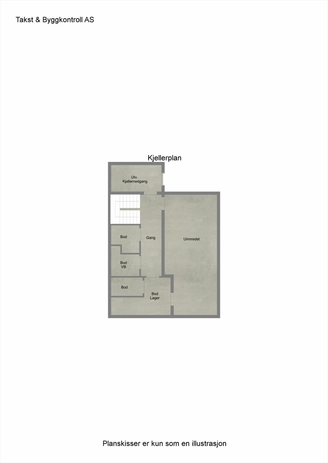 Plan kjeller Galleribilde