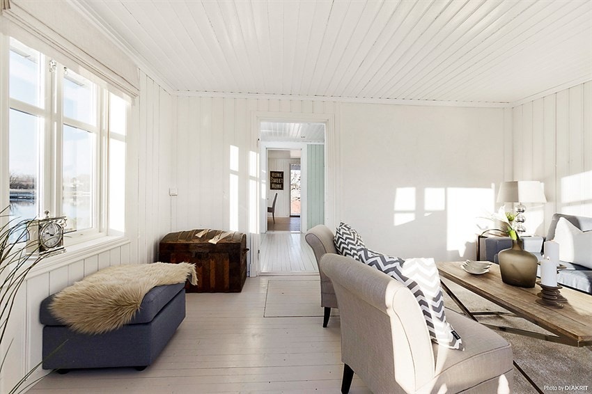 Hele hytten ble pusset opp i 2006, noe som gjør at den fremstår som påkostet og lekker Galleribilde