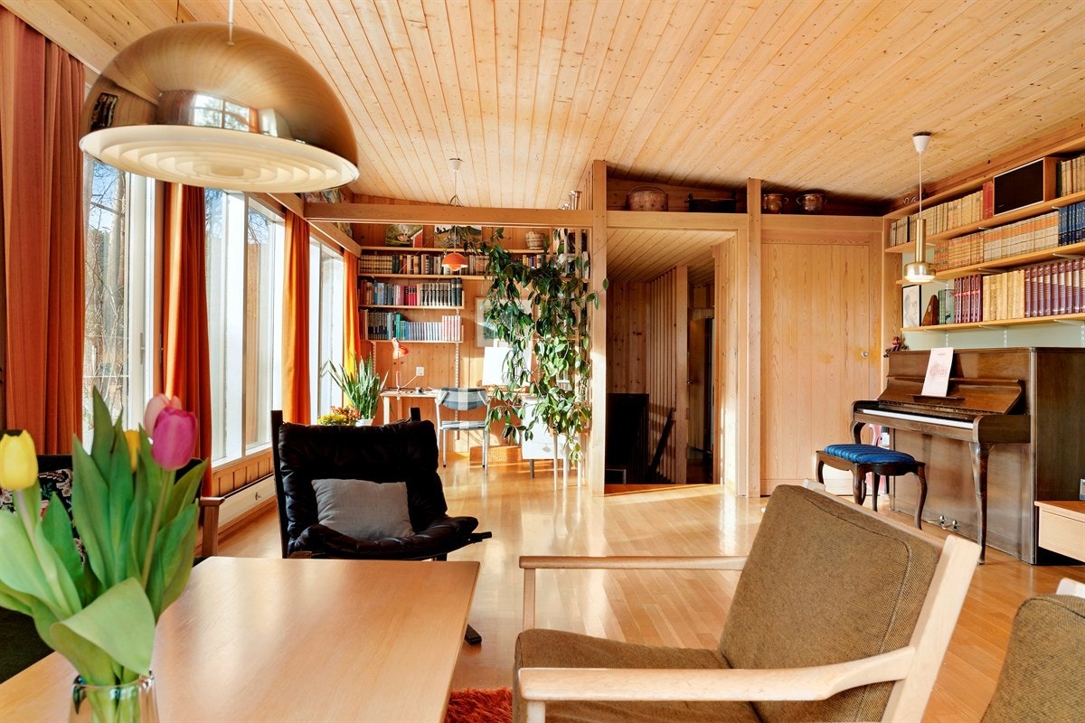 Stuen i retning kontordelen. Galleribilde