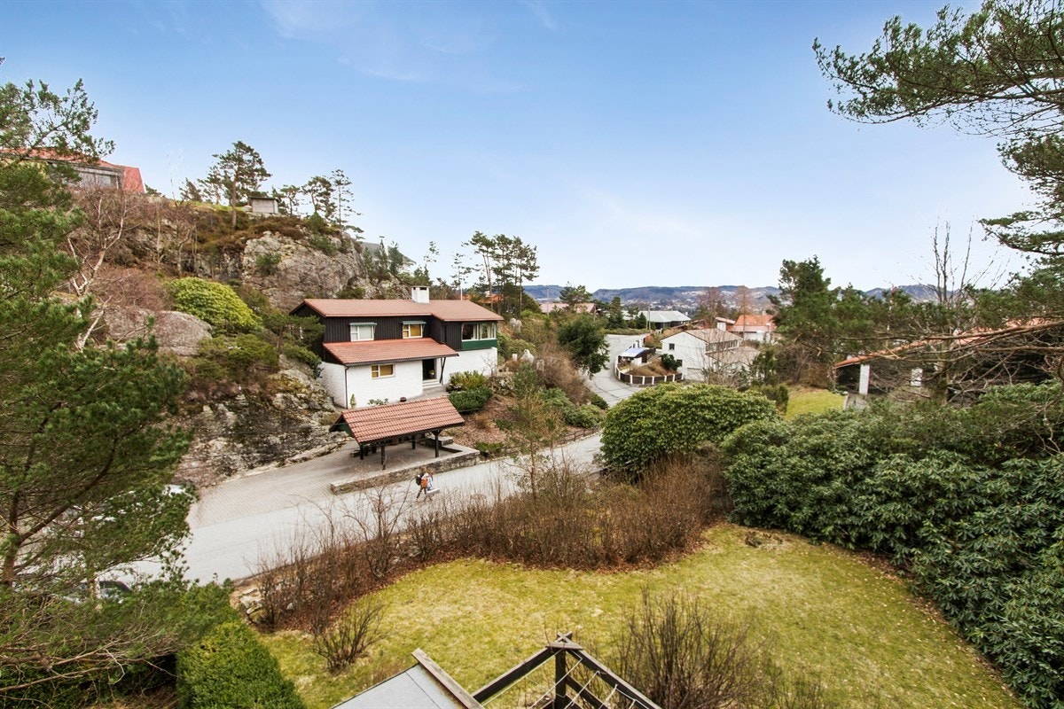 Utsikt mot nabolaget. Galleribilde