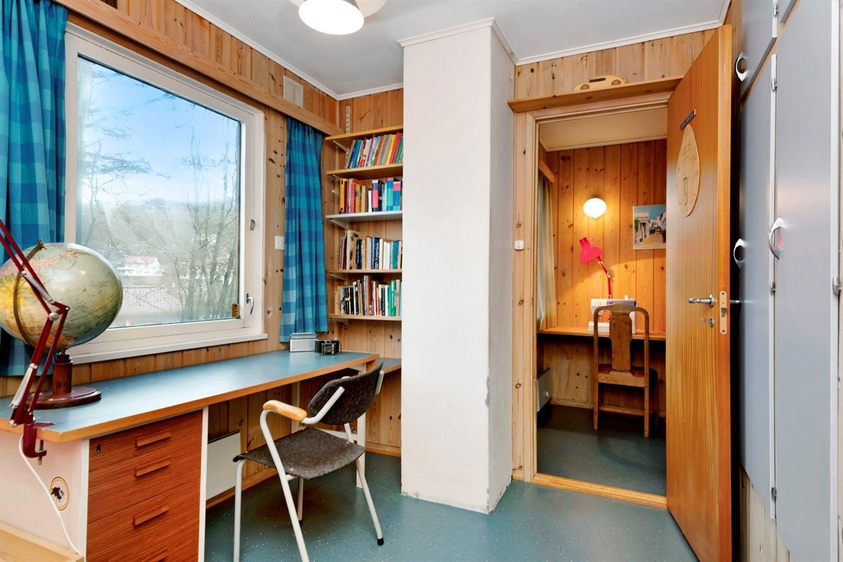 Soverom 3 - herfra ser man arbeidskroken utenfor Galleribilde