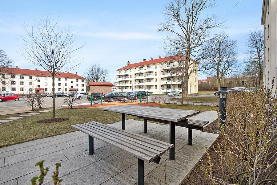 Hyggelig fellesområde for beboerne Galleribilde