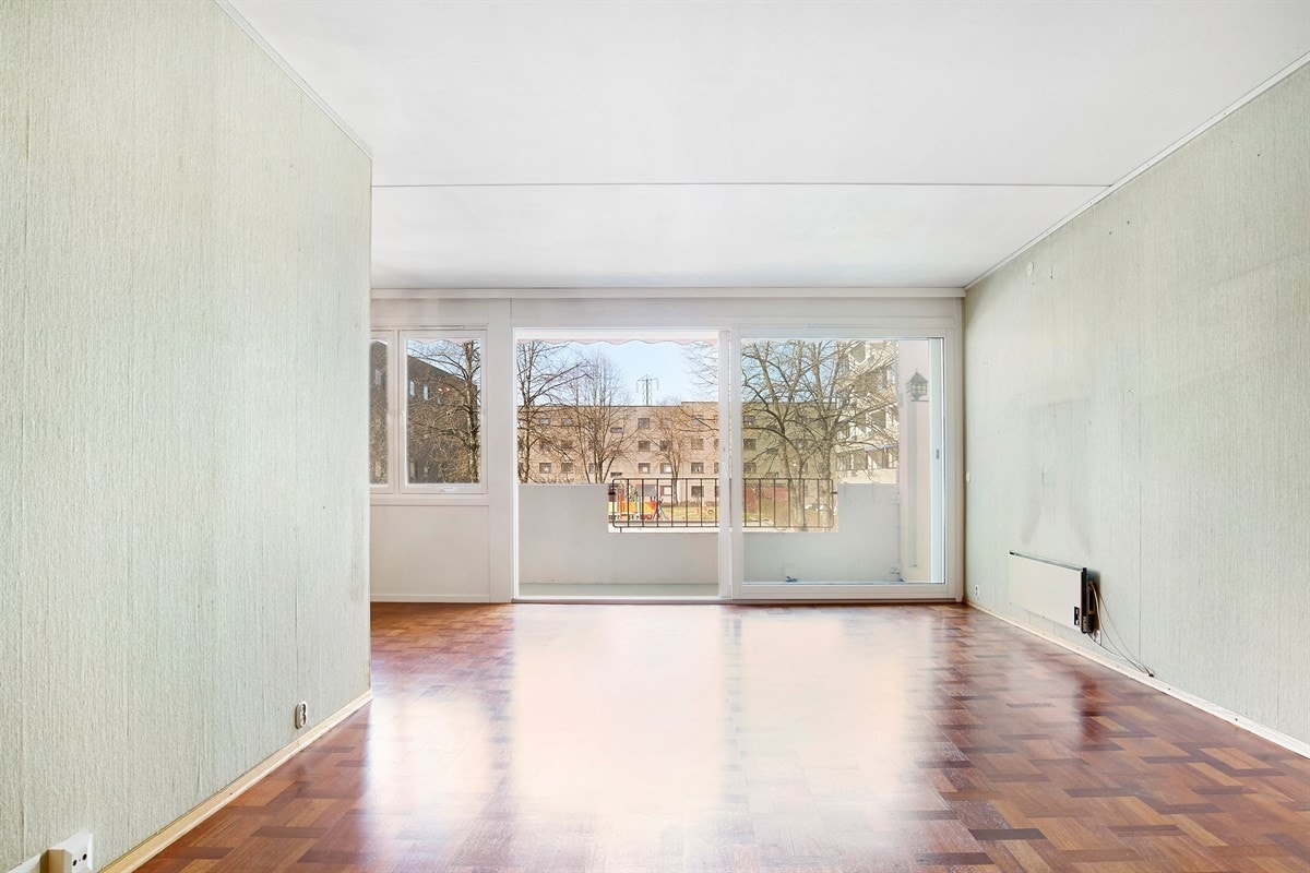 Stue med utgang balkong Galleribilde