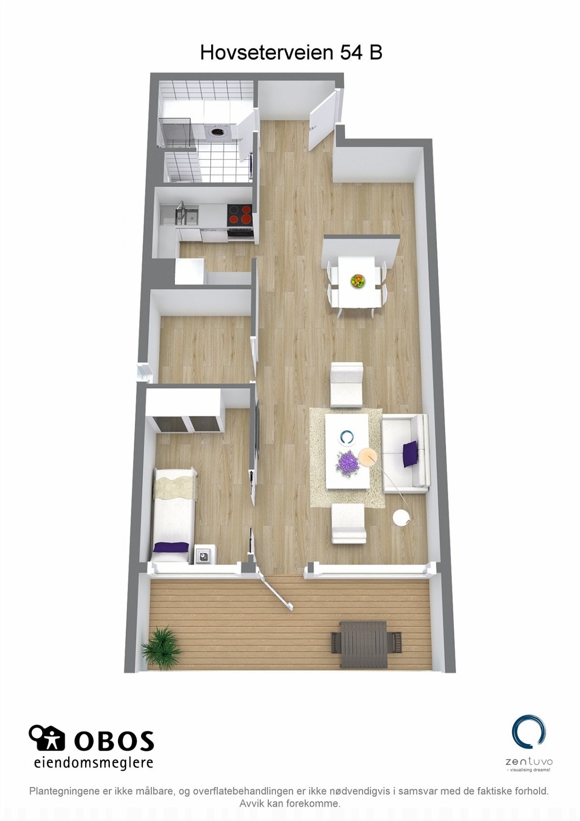 Plantegning 3D Galleribilde