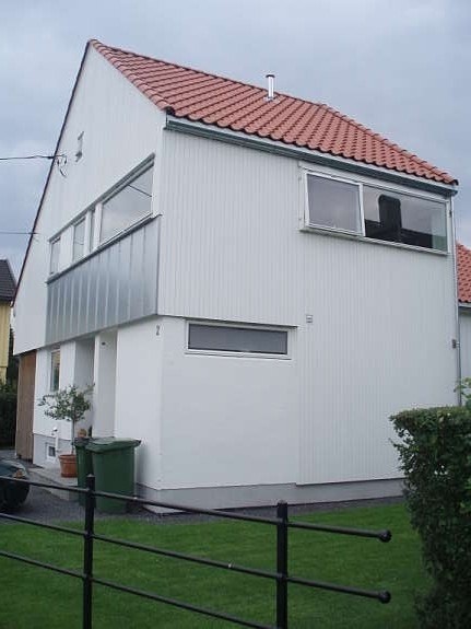 Leiligheten sett utenfra. Galleribilde