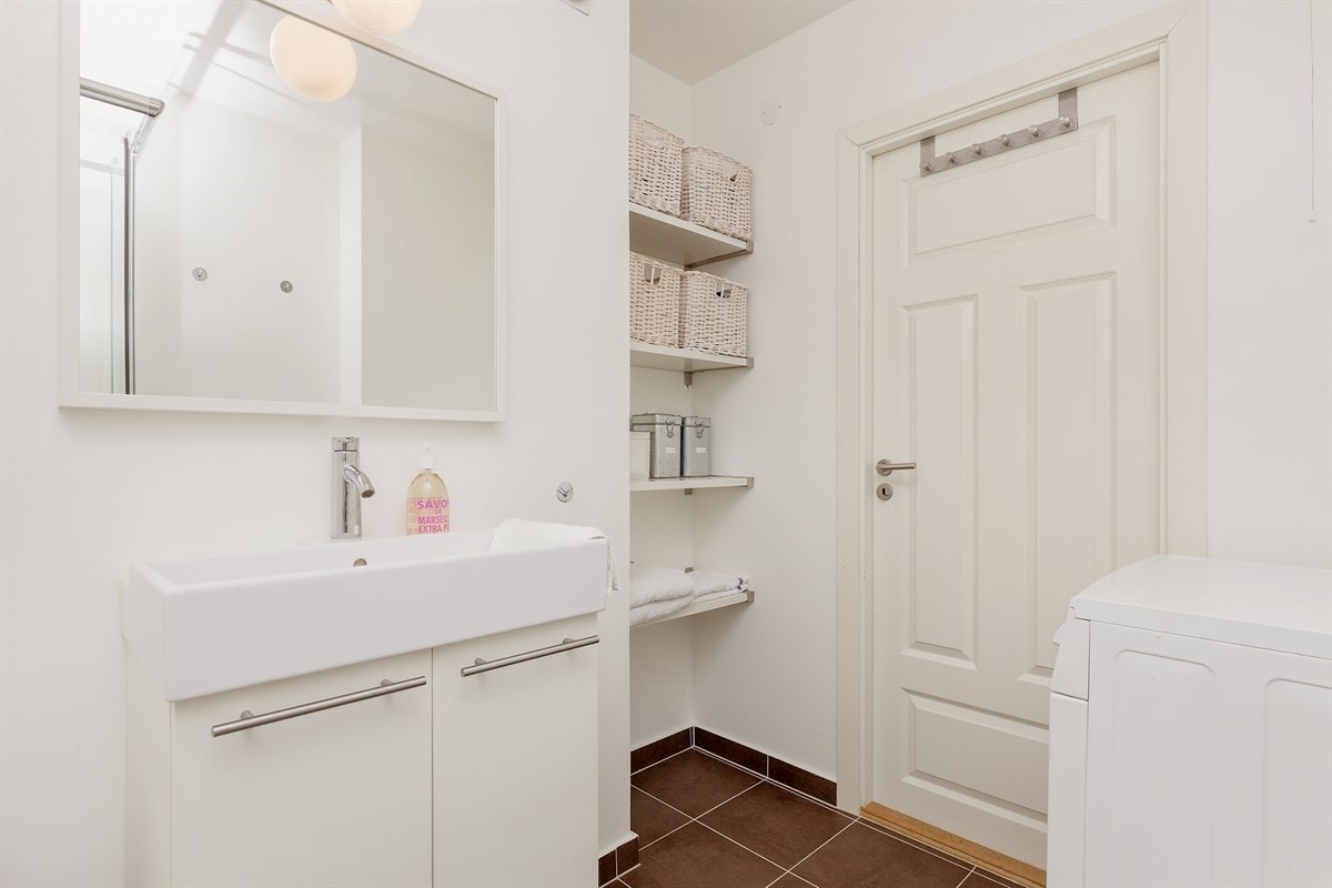 Badet har opplegg for vaskemaskin Galleribilde