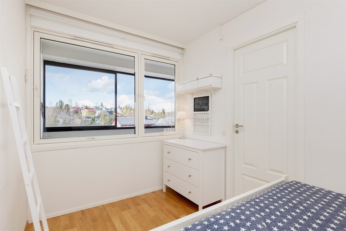 Pent utsyn også fra soverommet Galleribilde