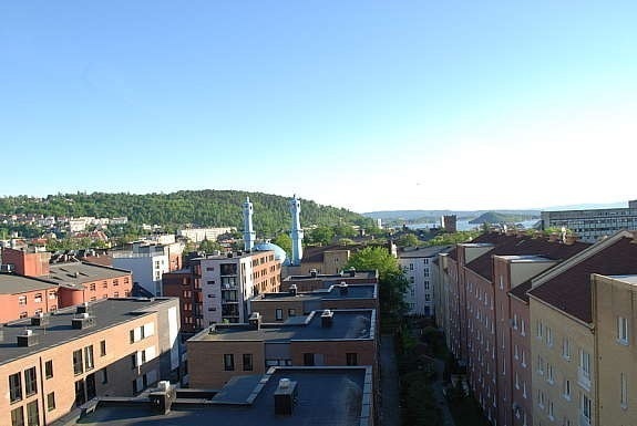 utsikt fra taket Galleribilde