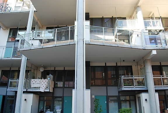 fasade på baksiden av bygget Galleribilde