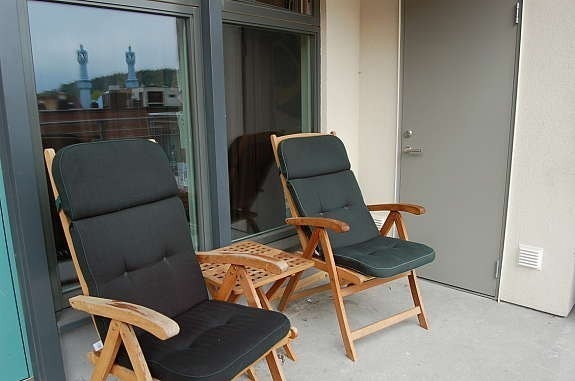 balkong ved inngangsparti Galleribilde