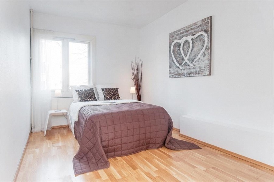 Soverom I. Bilde fra salgsprospektet. Galleribilde