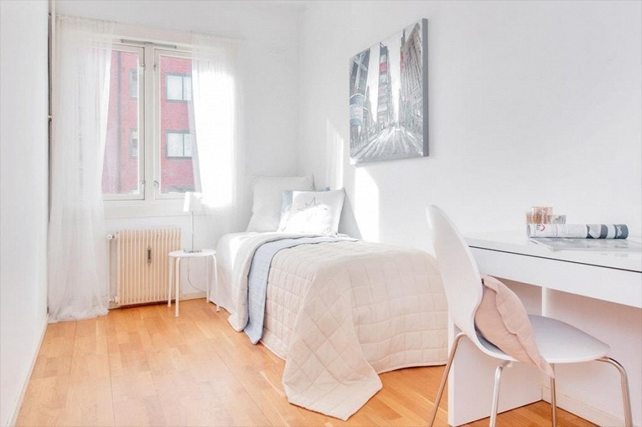 Soverom II. Bilde fra salgsprospektet. Galleribilde