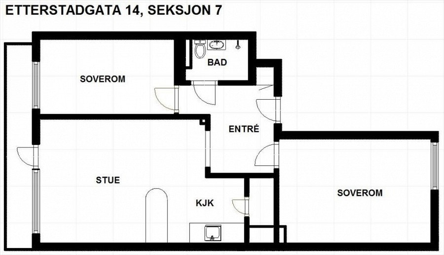 Plantegning Galleribilde