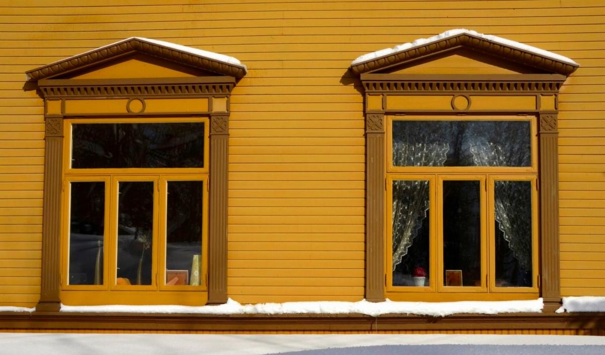 Vinterbilde - detalj Galleribilde