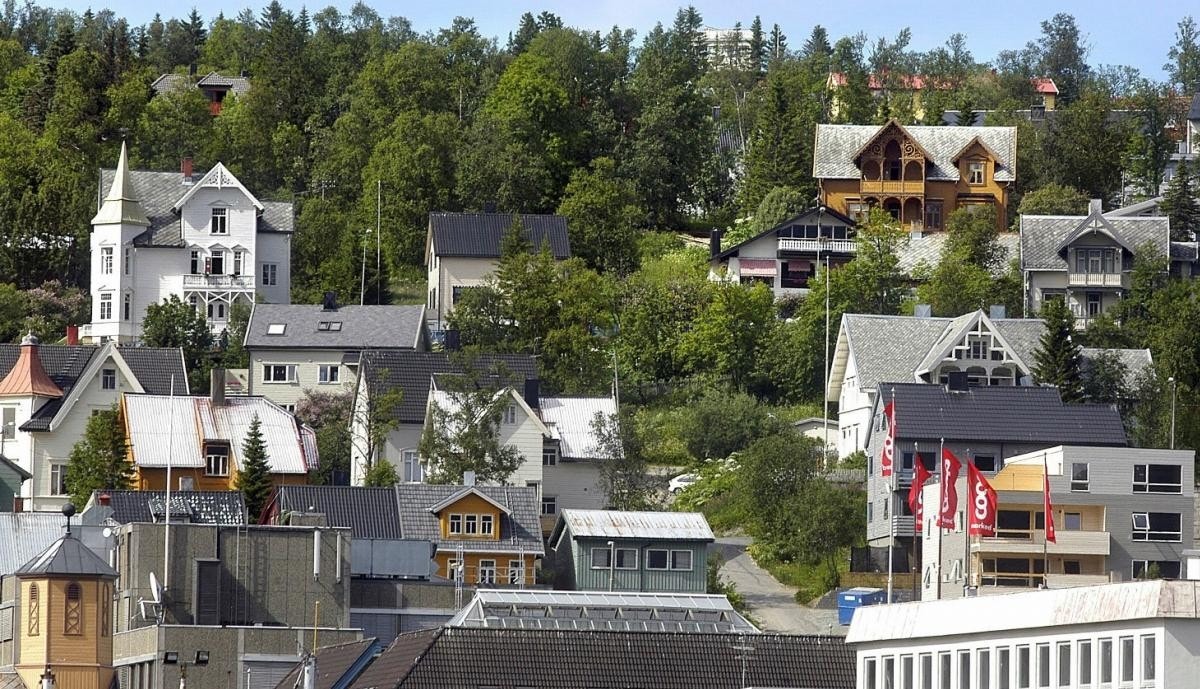 Bilde tatt fra sentrum Galleribilde