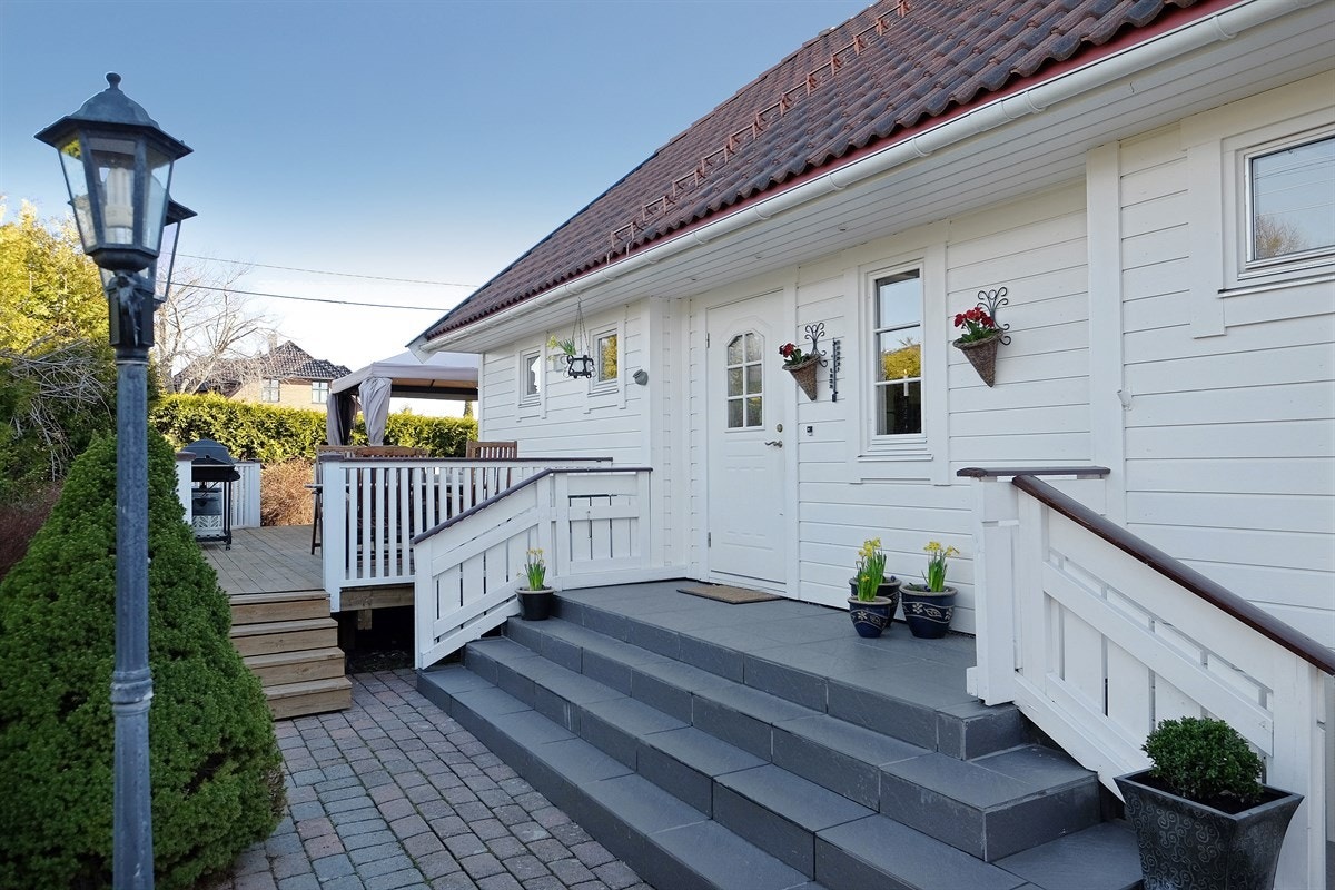 Pent inngangsparti - her er det også Galleribilde