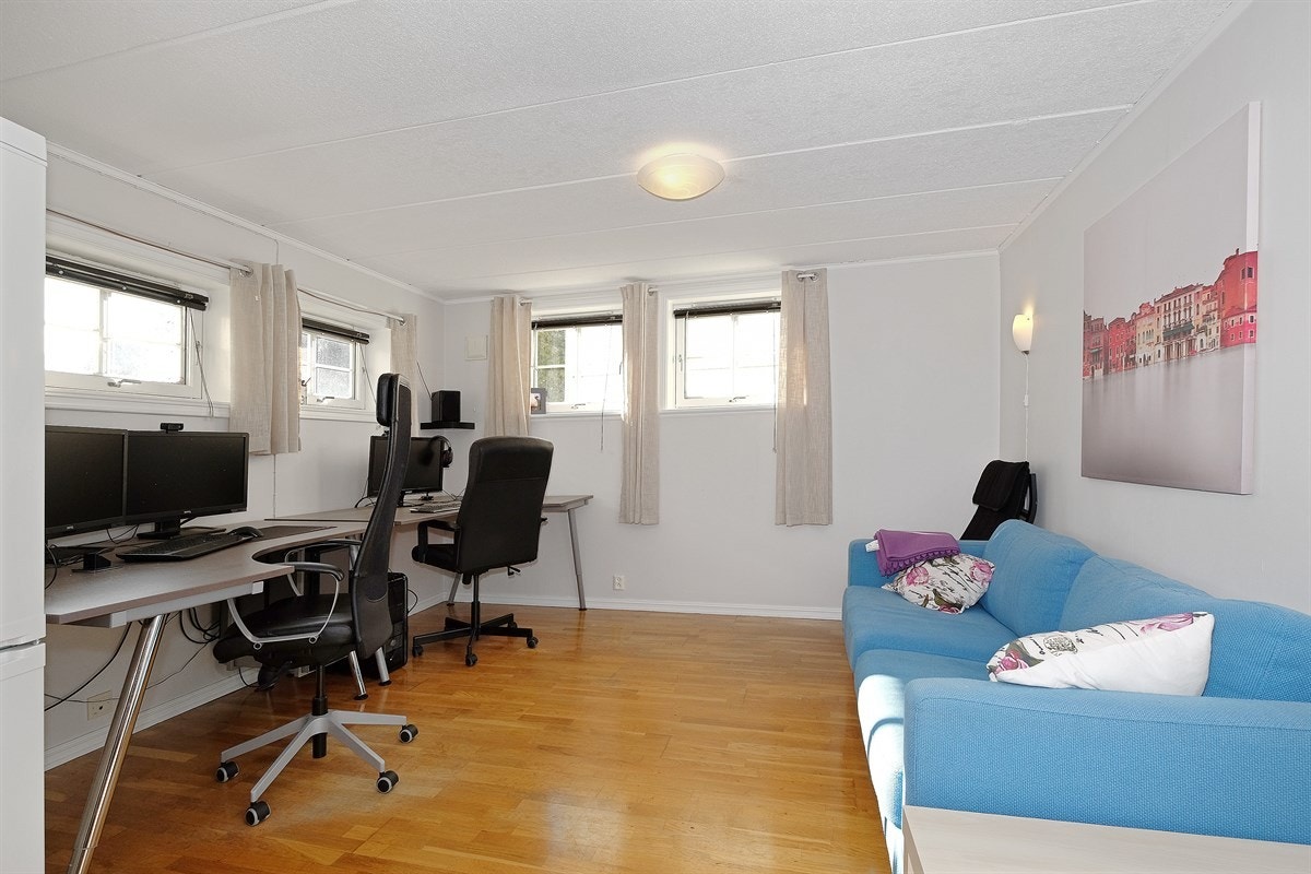 Da er vi i motsatt ende av huset i kjelleren Galleribilde