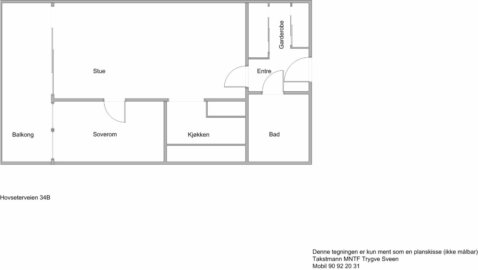 Planskisse Galleribilde