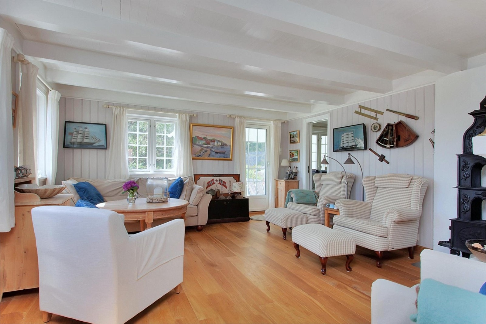 Fra stuen i hytten Galleribilde