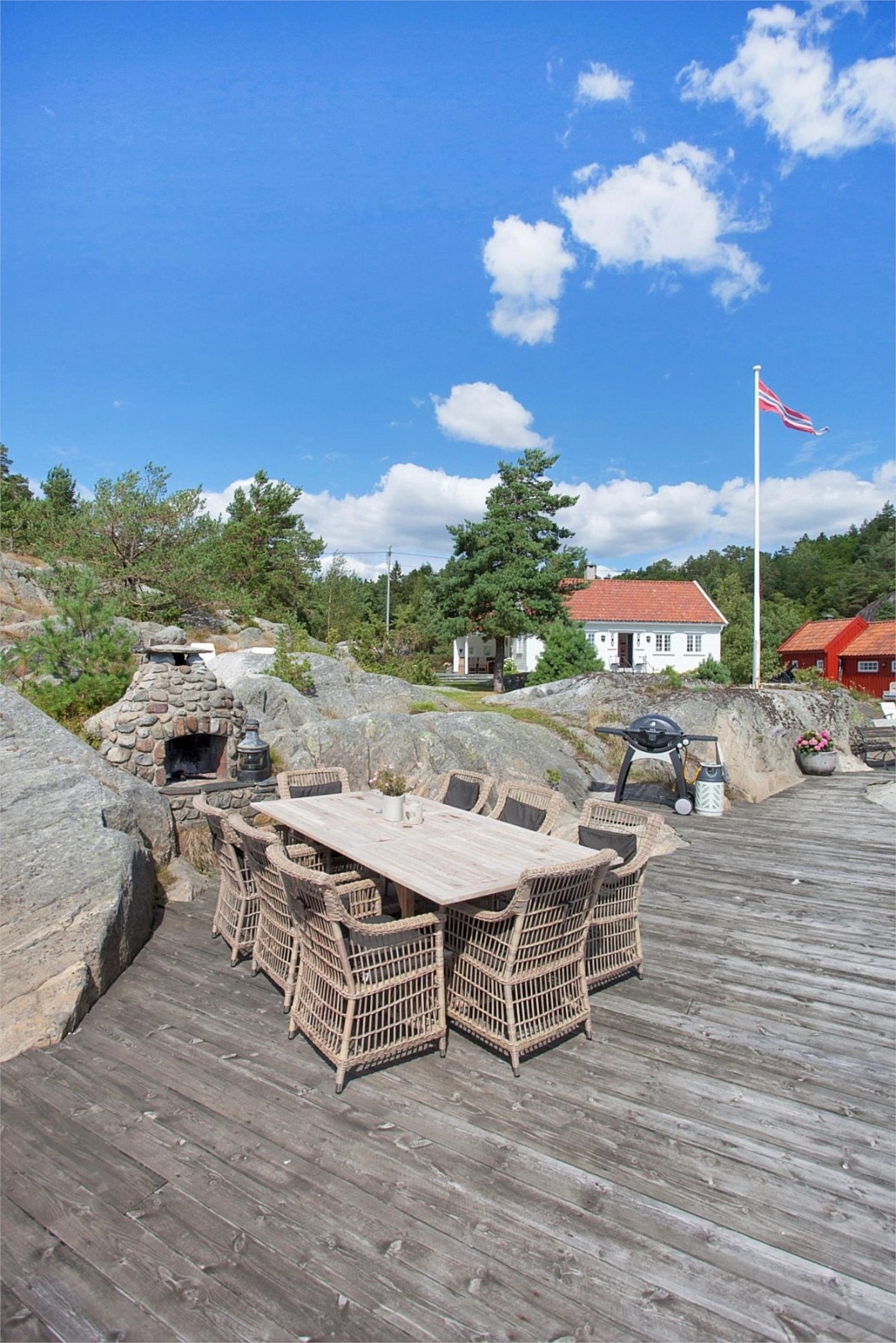 Brygge med langbordløsning Galleribilde