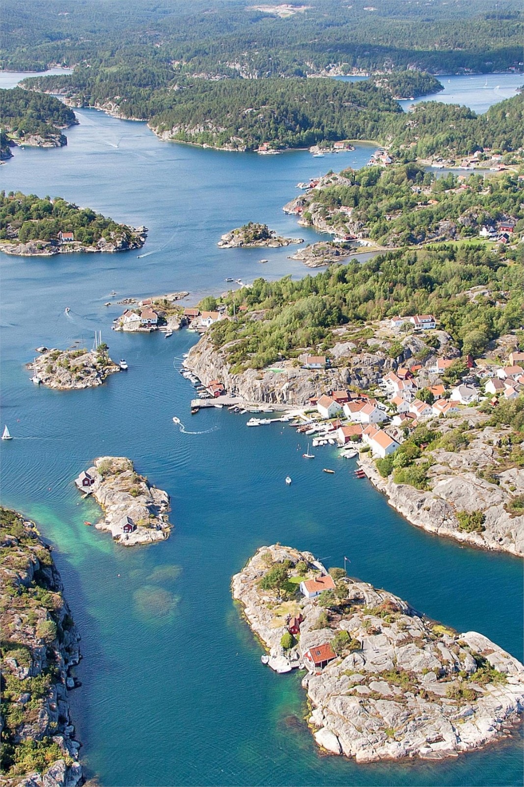 Flyfoto over området Galleribilde