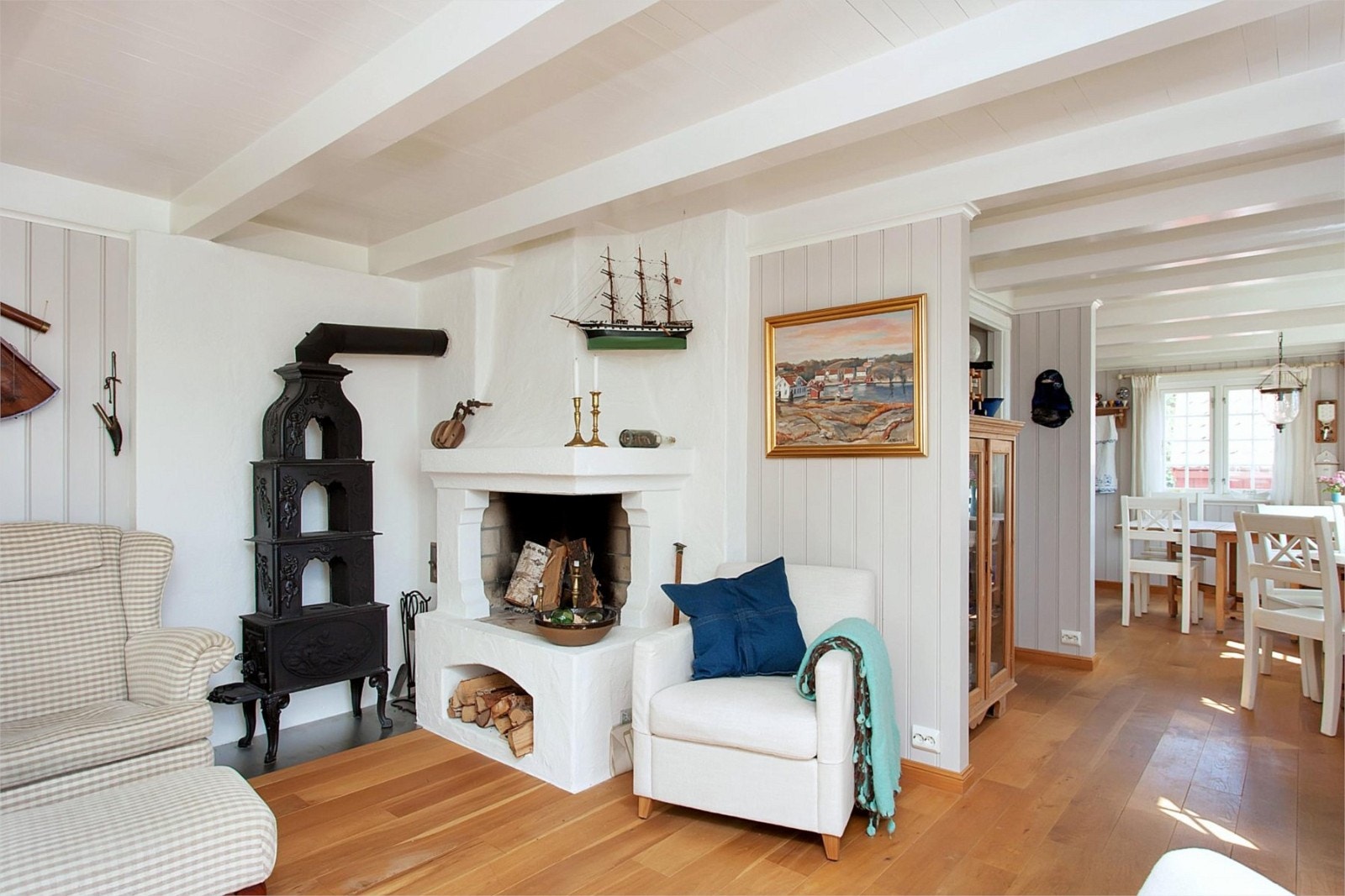 Fra stuen i hytten Galleribilde