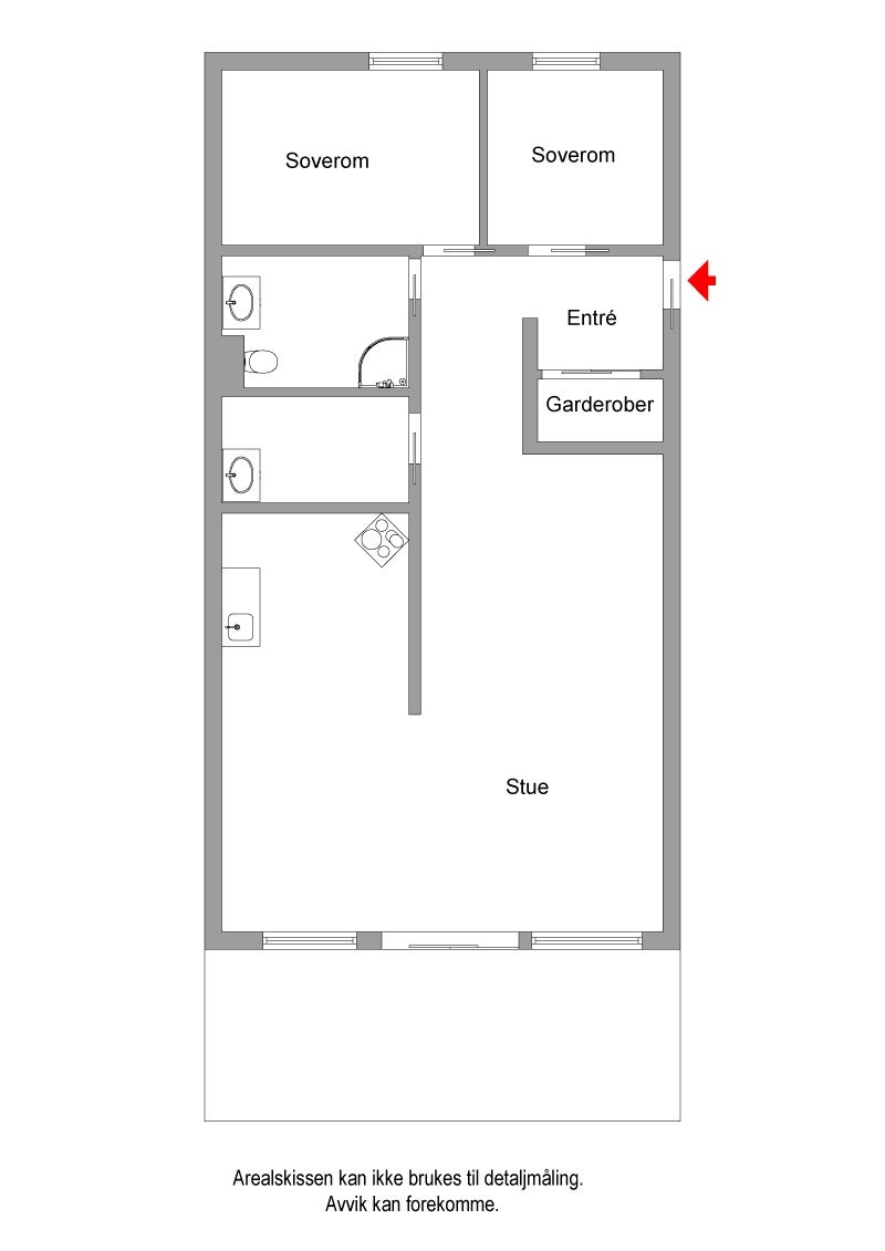 Plantegning Galleribilde