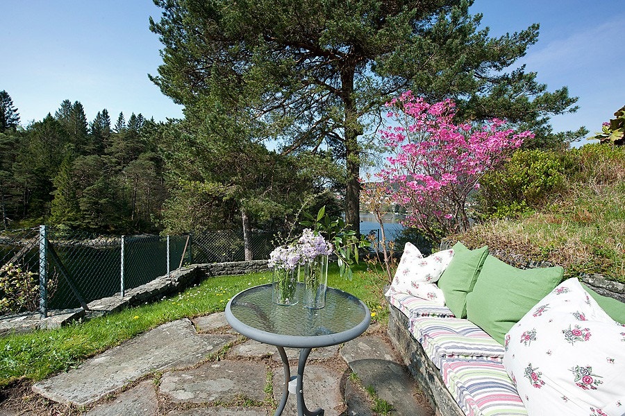 Trivelig uteareal Galleribilde