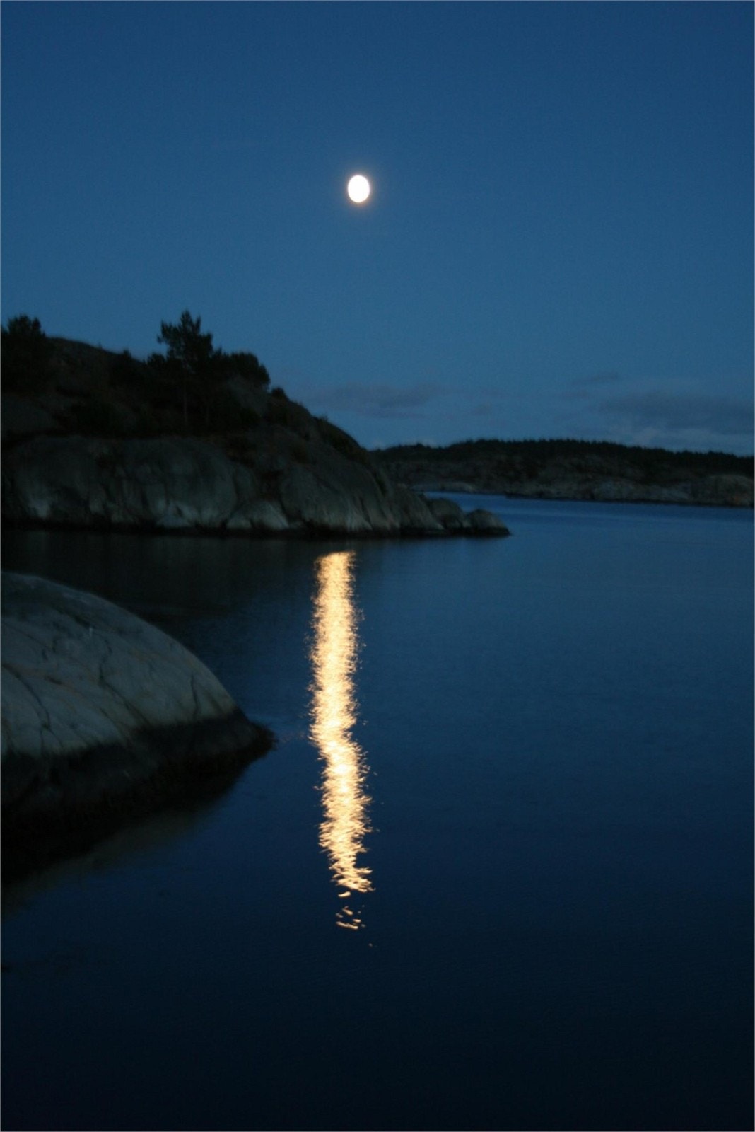 Kveldsbilde fra eiendommen Galleribilde