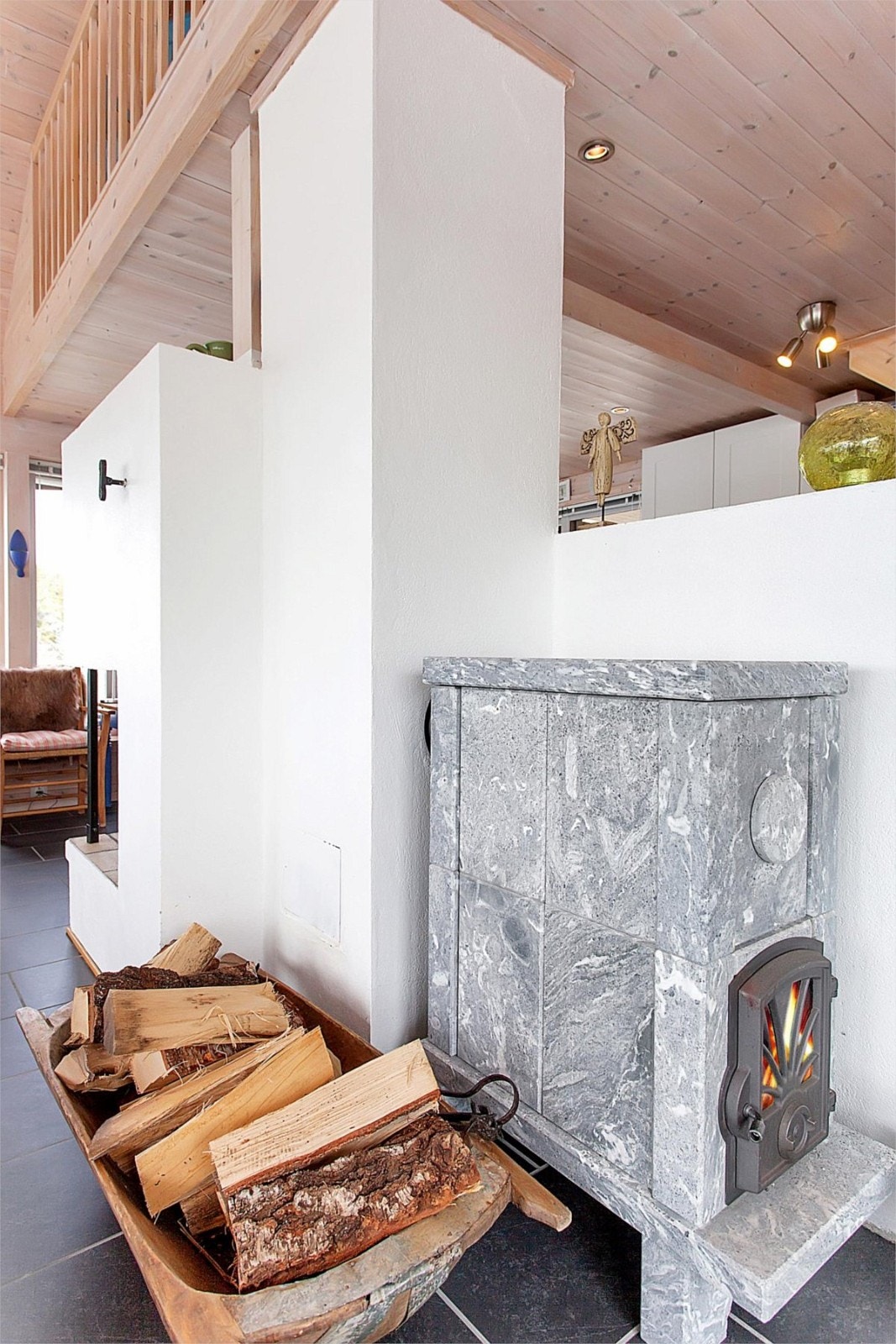 Kleberstensovn i stuen Galleribilde