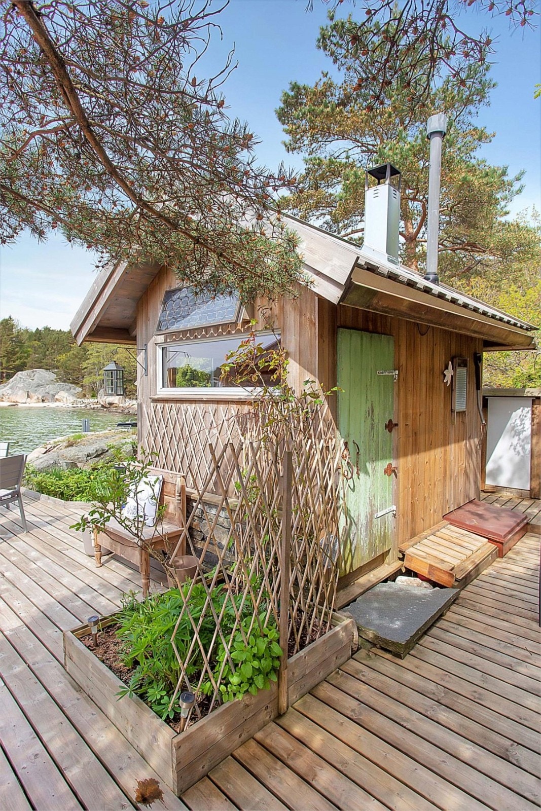 Uthuset med badstue Galleribilde