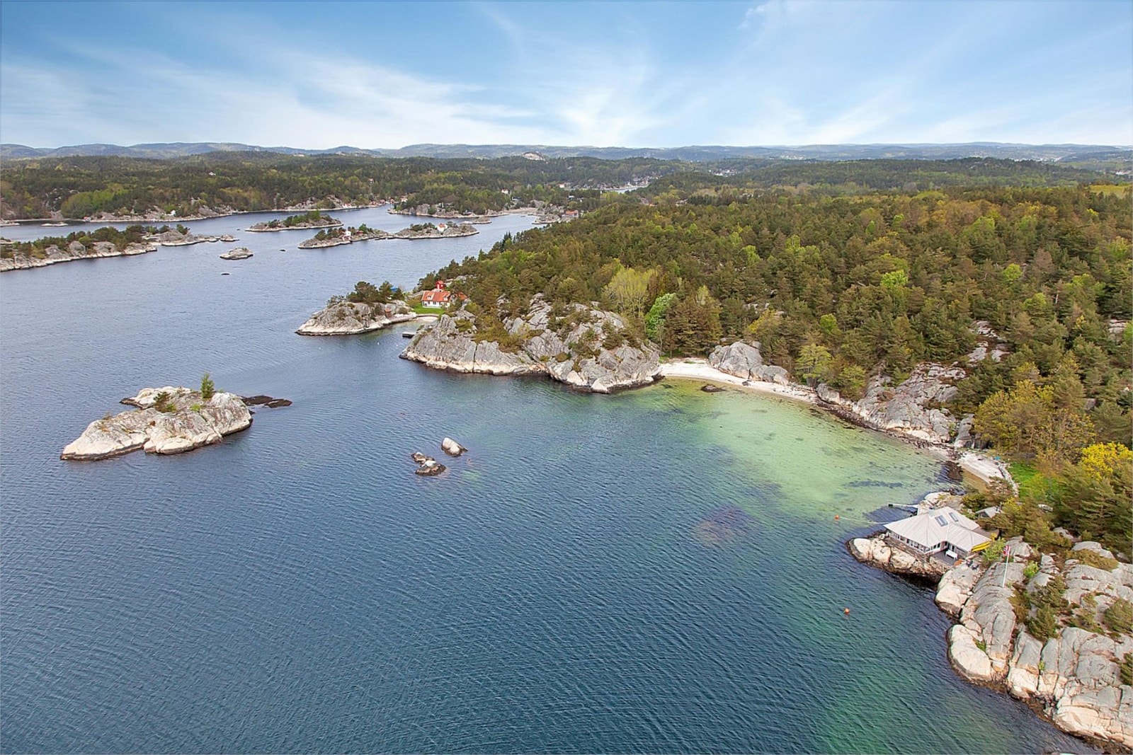 Flyfoto over området Galleribilde