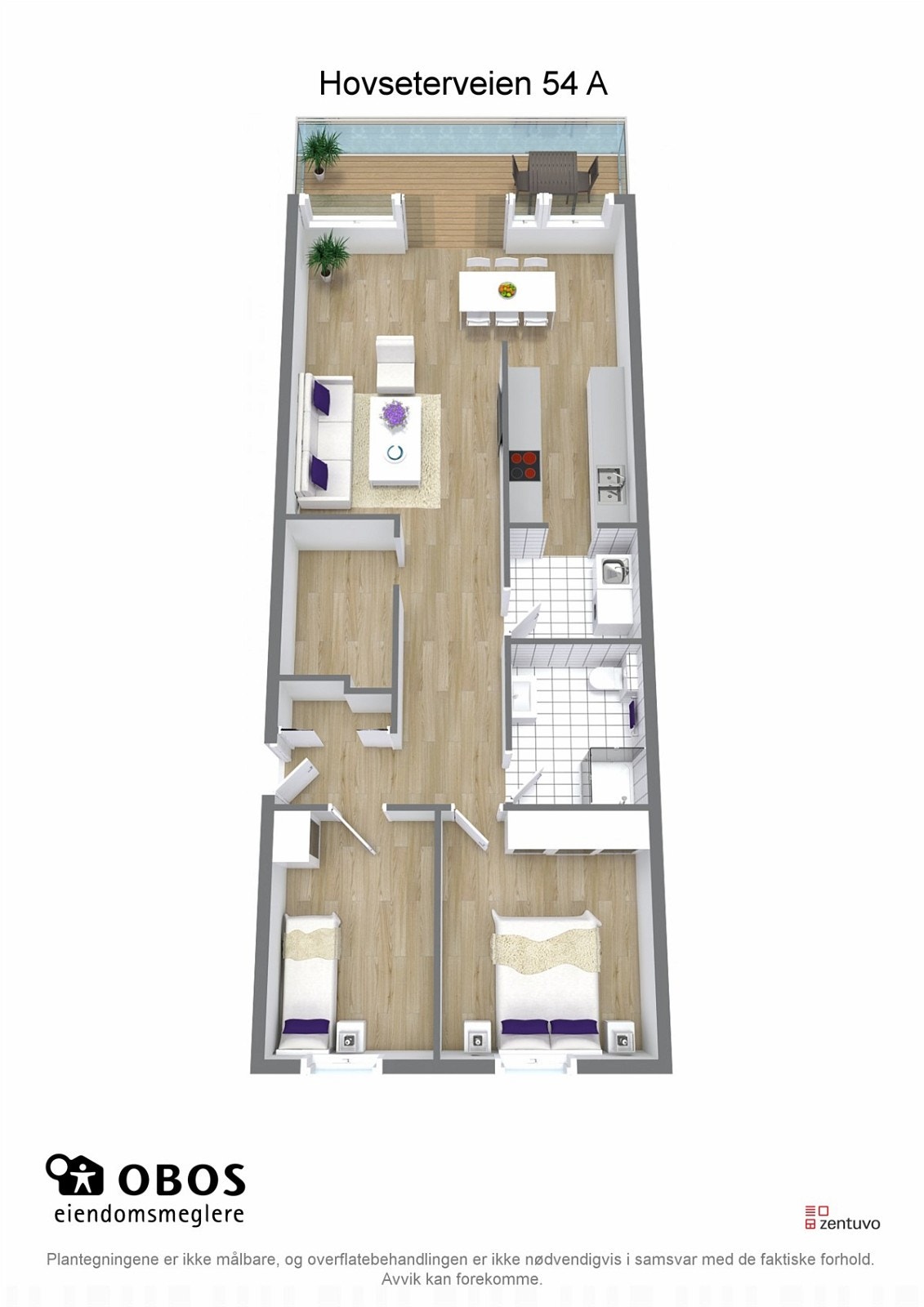 3D-plantegning Galleribilde