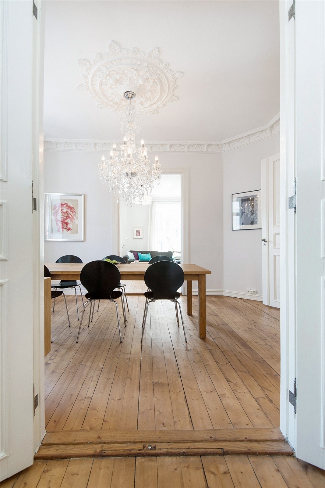 Fra hovedsoverom mot spisestue og stue Galleribilde