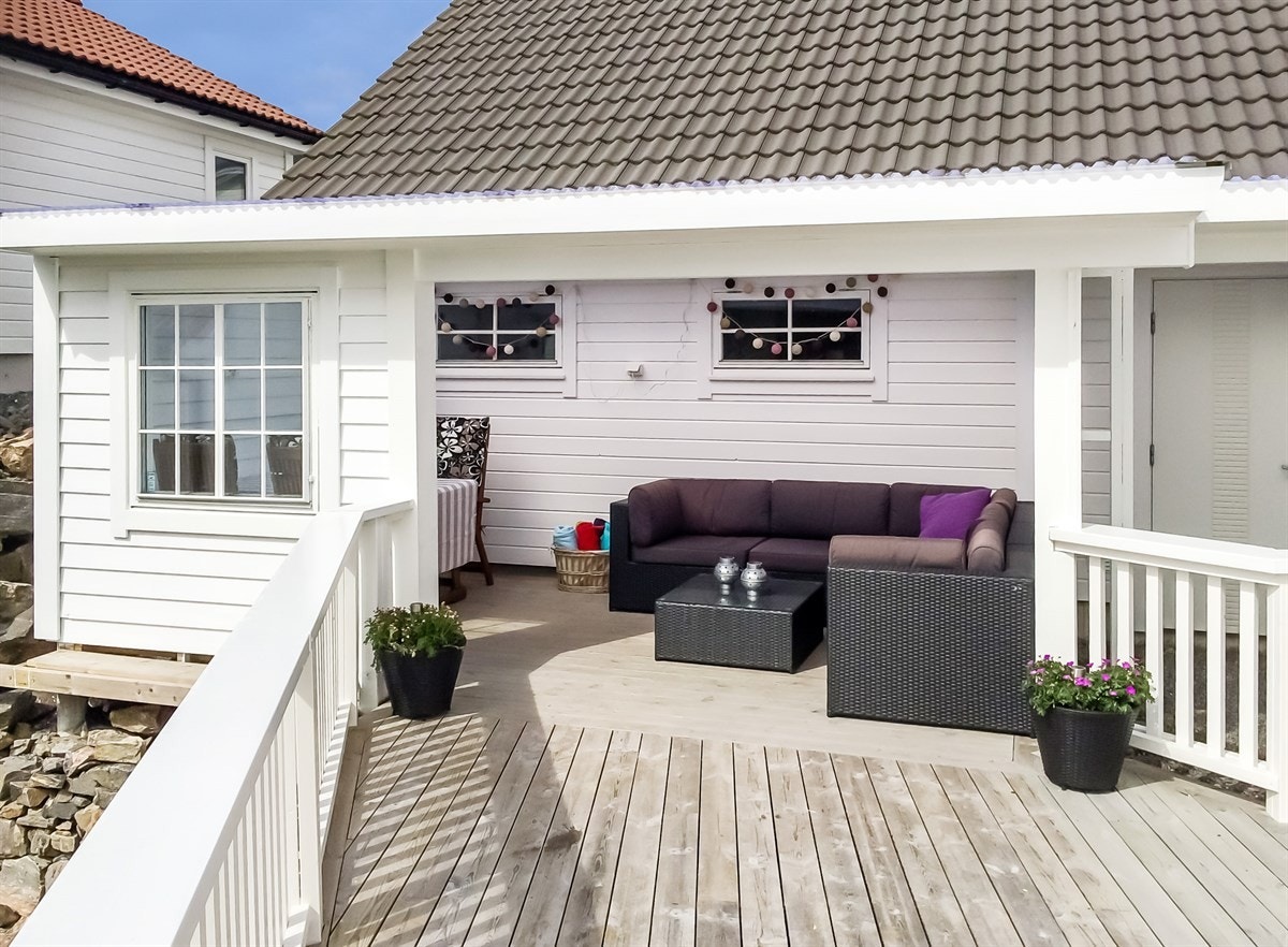 Proaktiv: Vinduene i utestuen er fra garasjen. Galleribilde