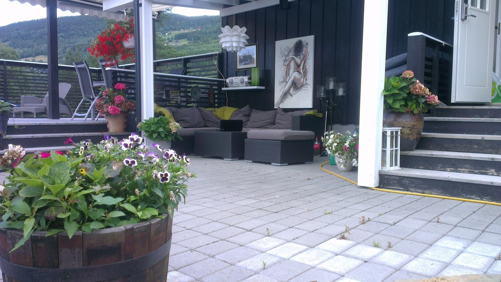 Uteplass med overbygg Galleribilde