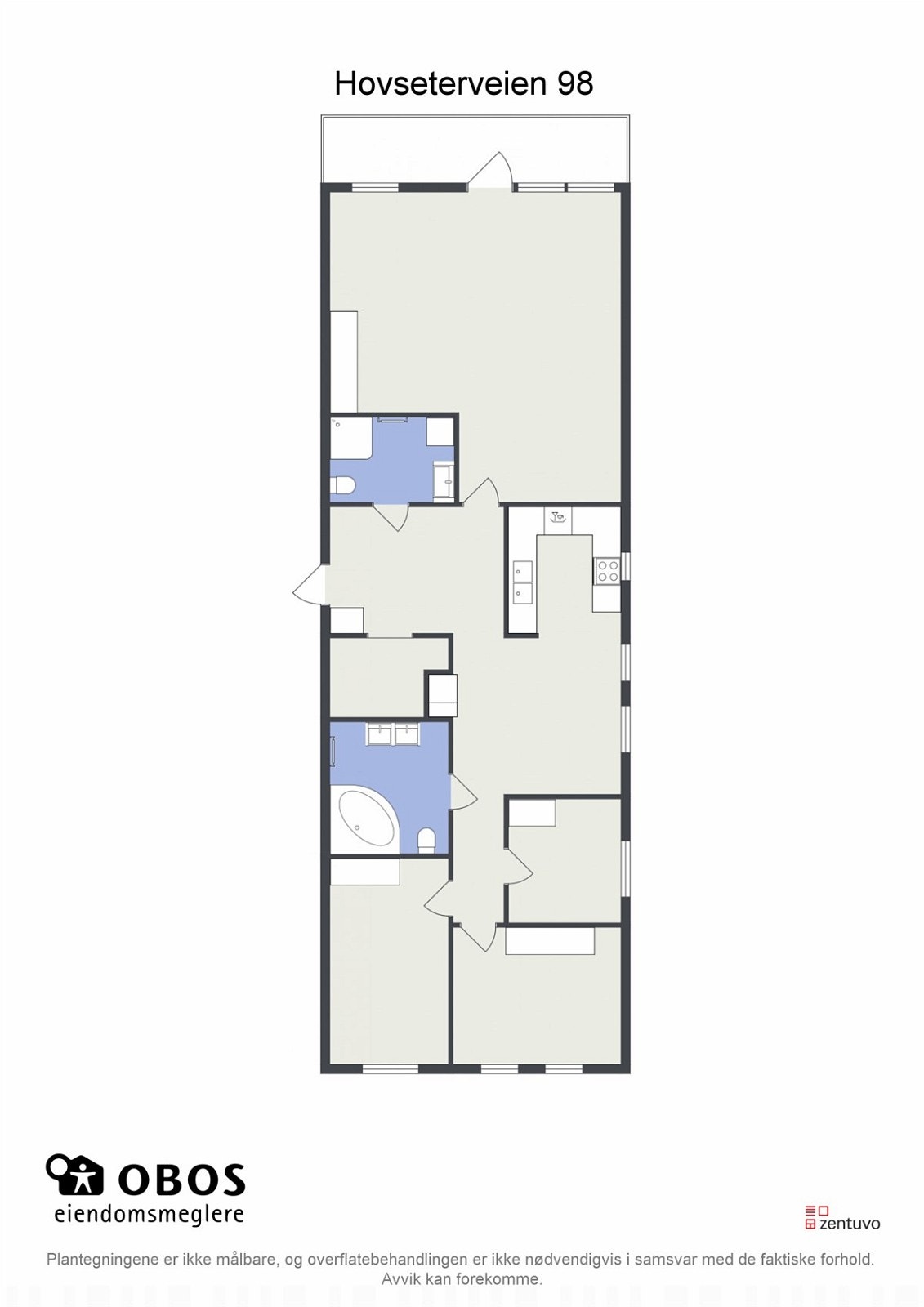 2D plantegning Galleribilde