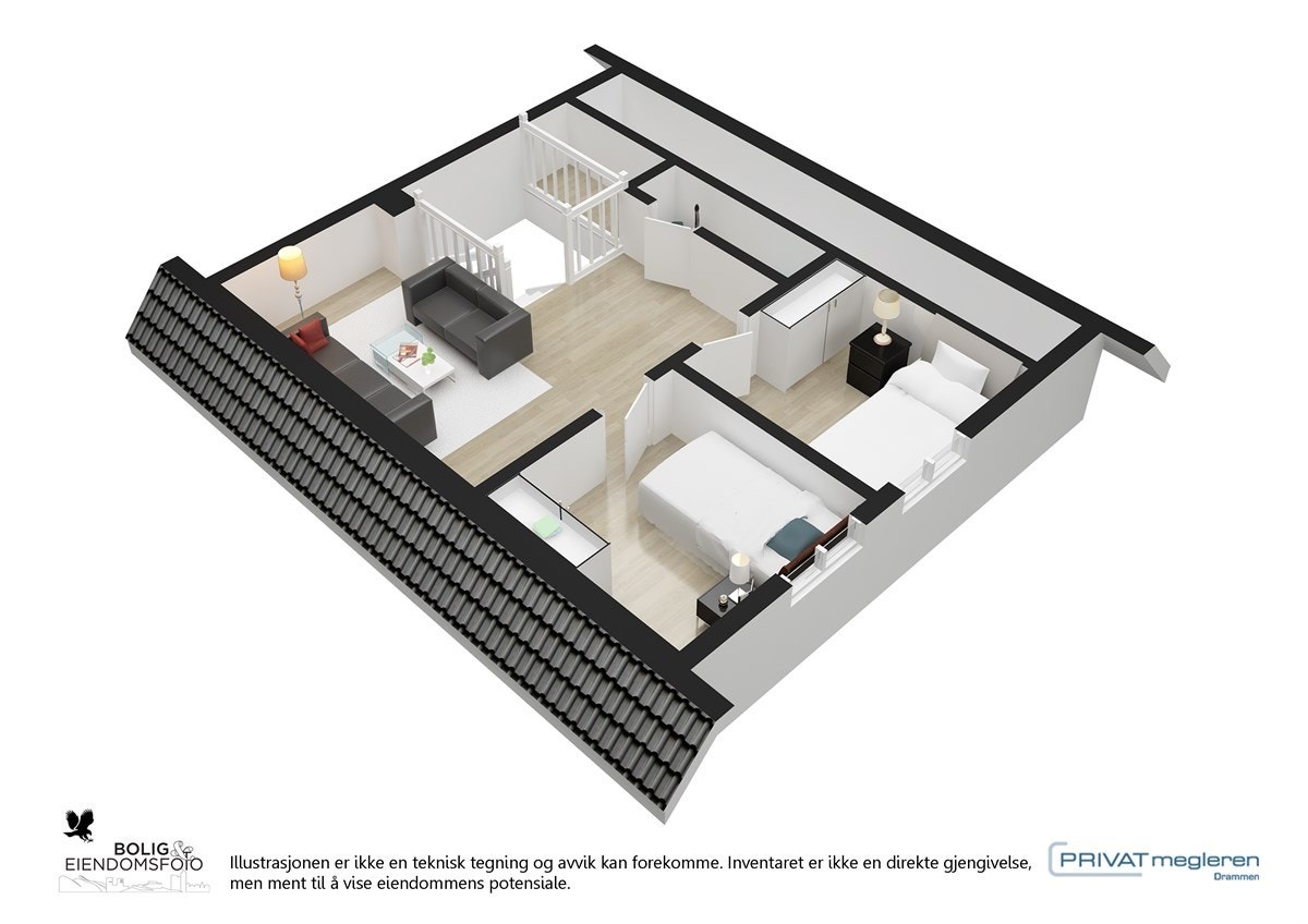 3D 2. etg. Galleribilde
