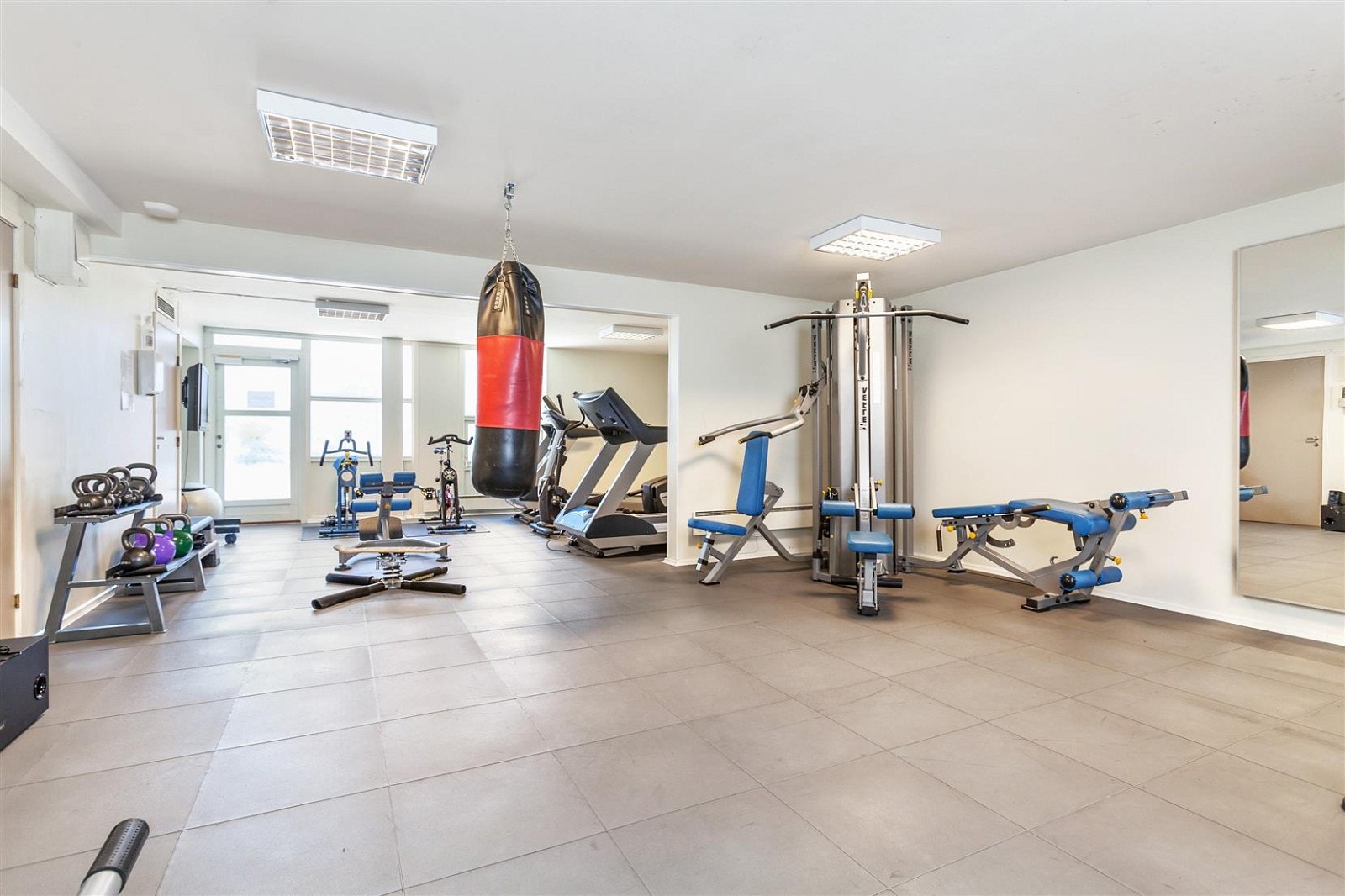 Borettsalget har eget trimrom for beboeren Galleribilde