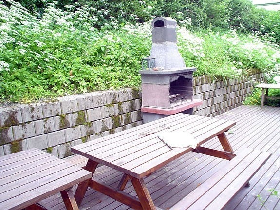 Stort fellesområde m grill Galleribilde