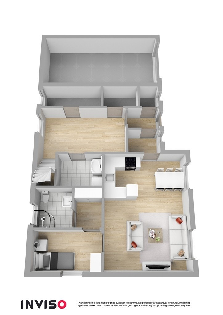 3 D tegninger 1 etg. Galleribilde