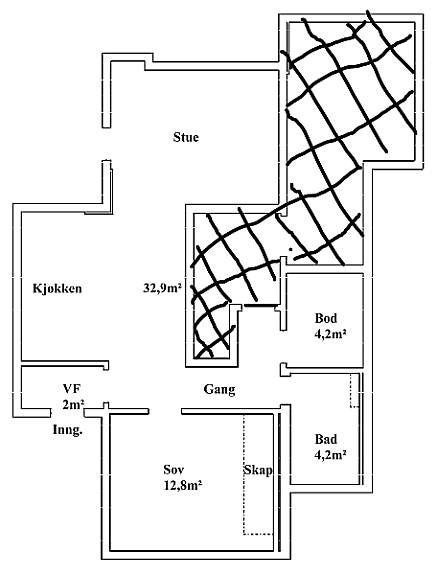 Plantegning Galleribilde