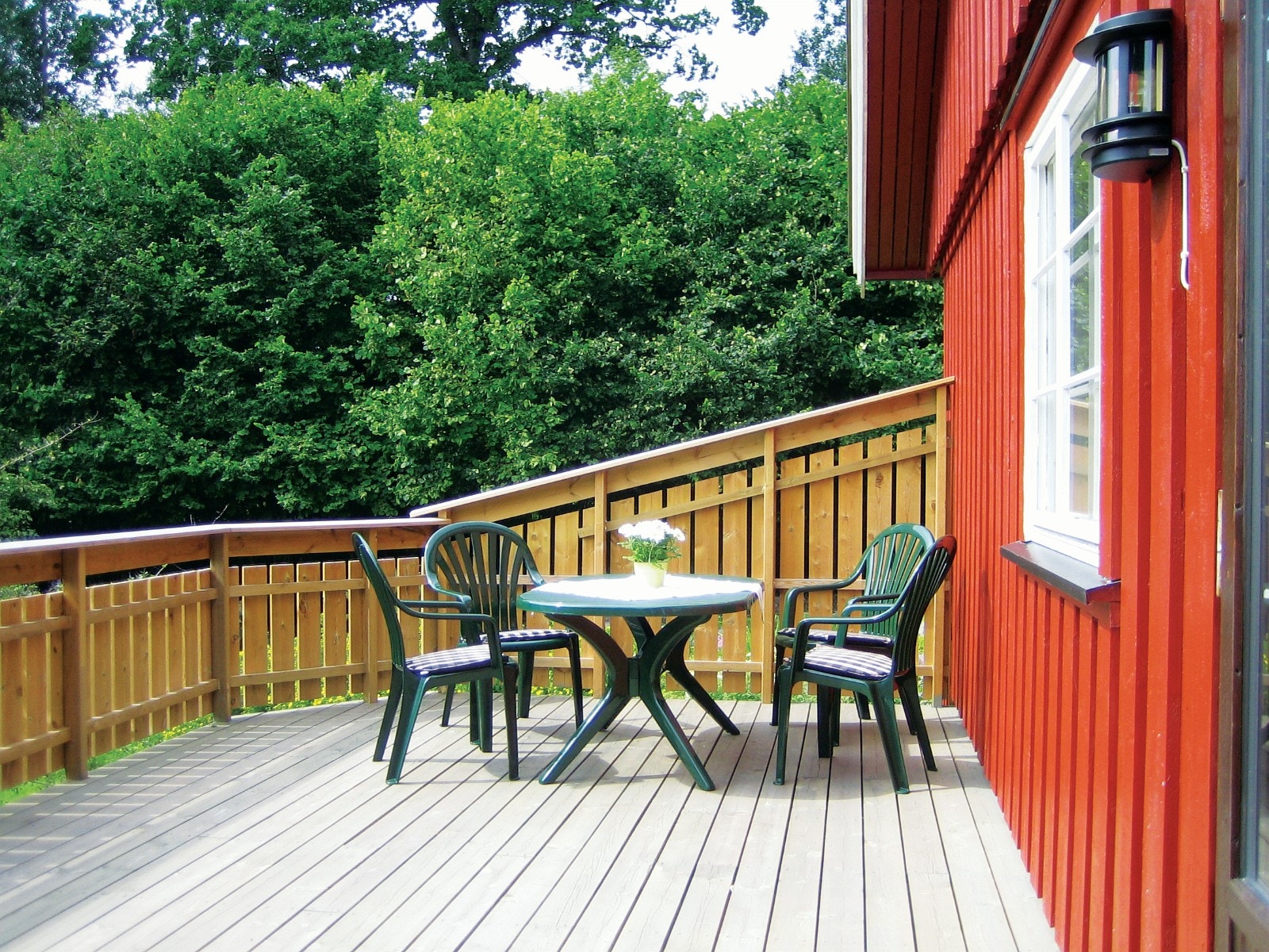 Veranda med sittegruppe Galleribilde