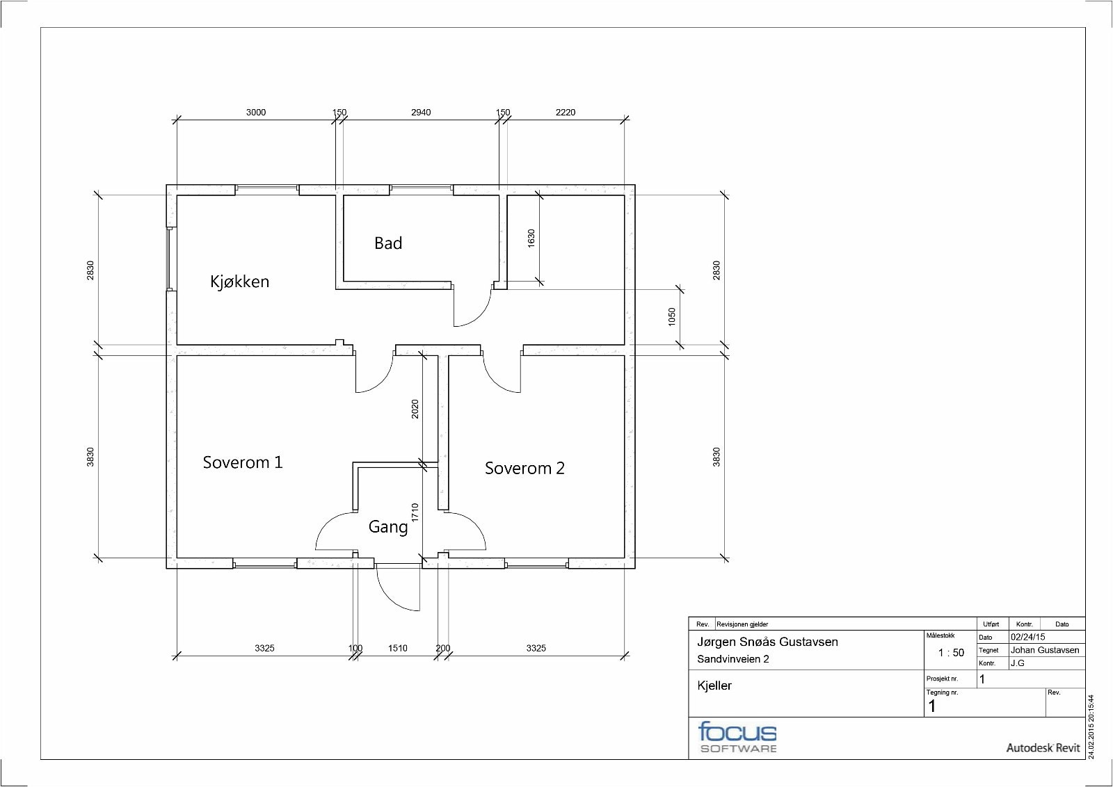 Plantegning Galleribilde