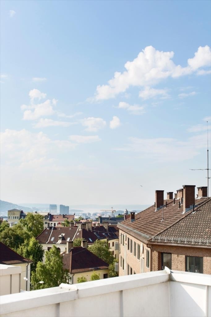 Utsikt fra takterrasse Galleribilde