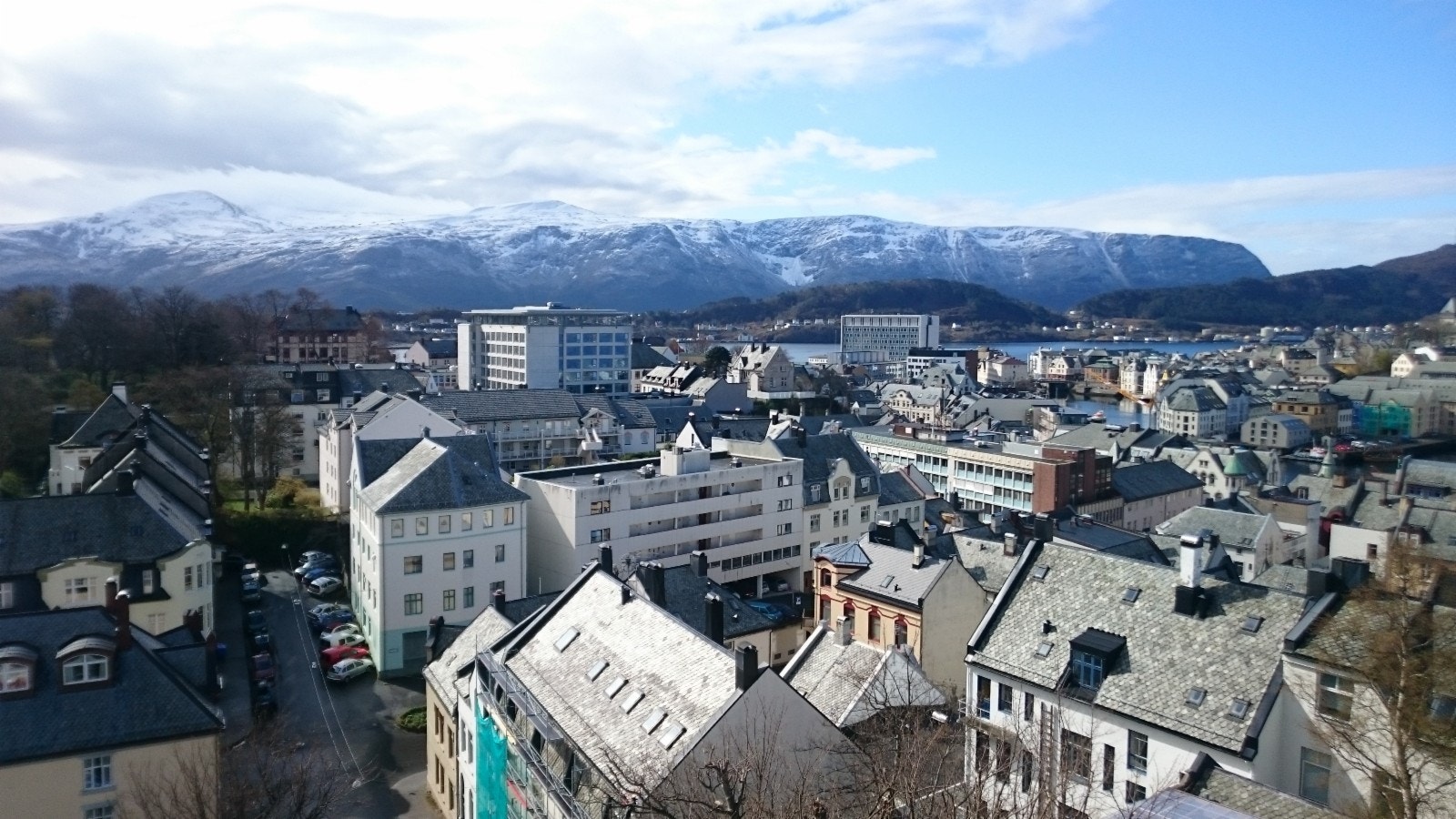 Utsikt sørover Galleribilde