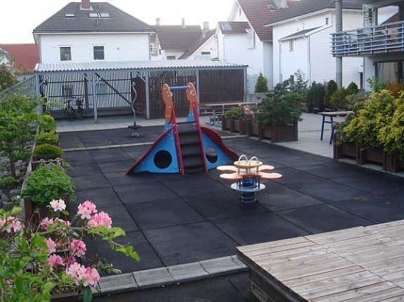 Utsikt fra terrasse. Galleribilde
