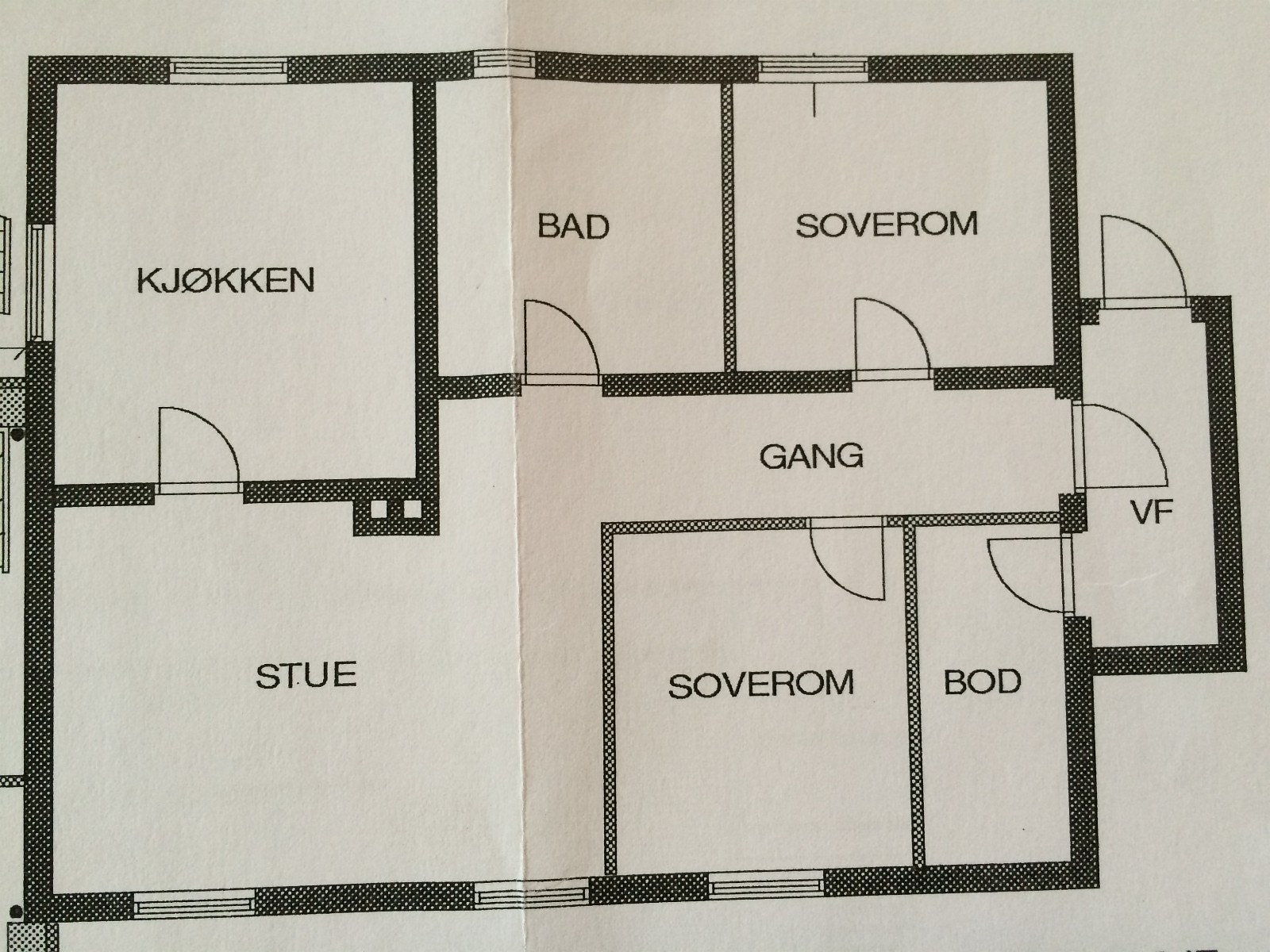 Plantegning Galleribilde